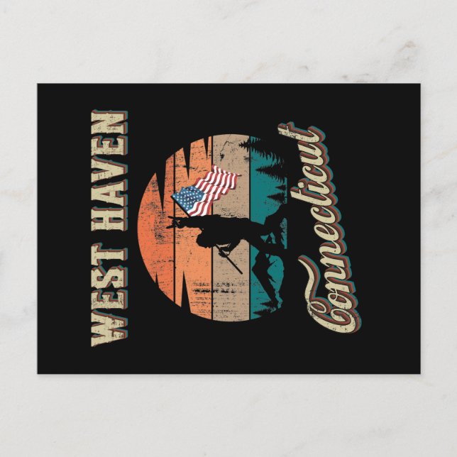 Cartão Postal West Haven Connecticut (Frente)
