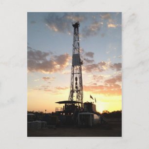 Cartão Postal West Texas Drill Rig