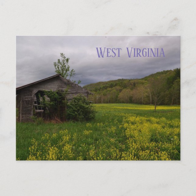 Cartão postal West Virginia (Frente)