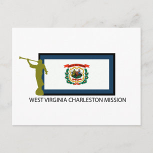 CARTÃO POSTAL WEST VIRGINIA CHARLESTON MISSÃO LDS CTR