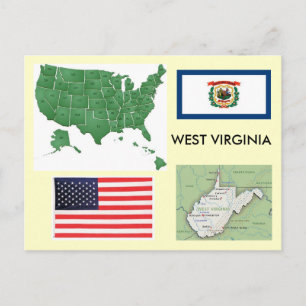 Cartão Postal West Virginia, EUA
