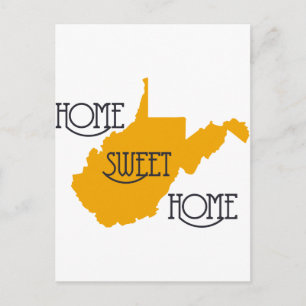 Cartão Postal West Virginia Home Sweet Home by U.S. Custom Ink