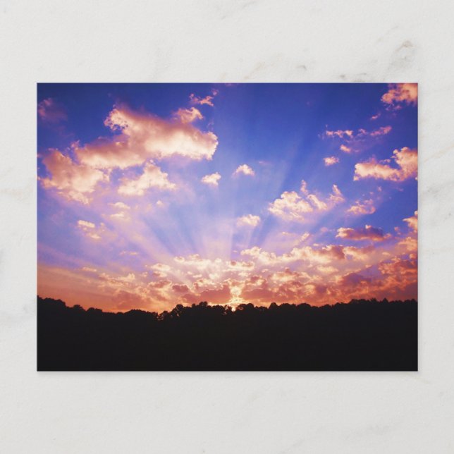 Cartão Postal West Virginia Sunrise (Frente)