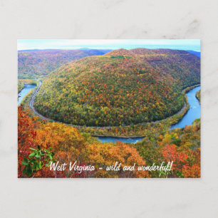 Cartão postal West Virginia Wild e Wonmagistre