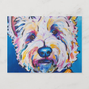 Cartão Postal Westie