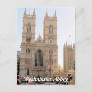 Cartão postal Westminster Abbey London Reino Unido
