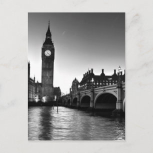 Cartão Postal Westminster Bridge e Big Ben