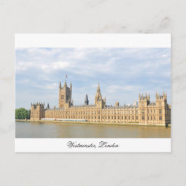 Cartão Postal Westminster em Londres, Reino Unido