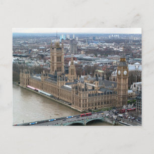 Cartão postal Westminster Palace London