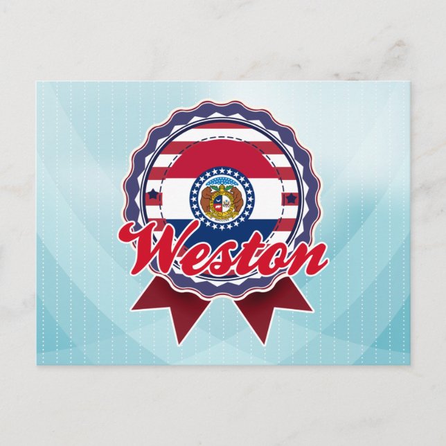 Cartão Postal Weston, MO (Frente)