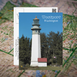 Cartão Postal Westport, Foto do Viagem do Farol de Washington