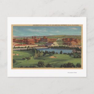 Cartão Postal Westwood Colinas, CA - Vista da U.C.L.A. Campus