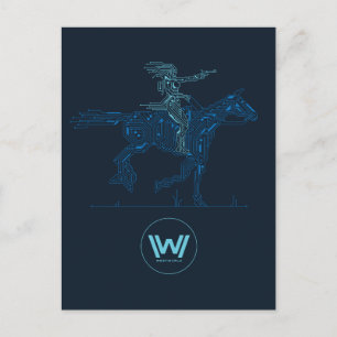 Cartão Postal Westworld   Gráfico do Circuito de Cavalo Anel Do
