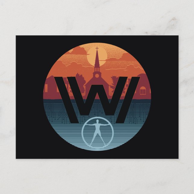 Cartão Postal Westworld | Logotipo da Igreja Escalante (Frente)