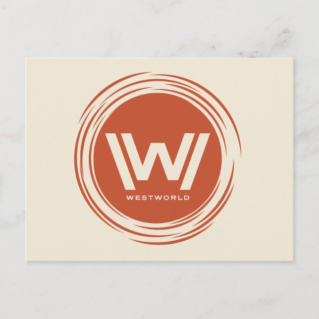 Cartão Postal Westworld | Logotipo Sun Estilizado (Frente)