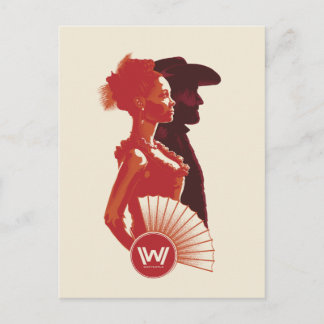 Cartão Postal Westworld | Maeve & retrato do estêncil de Hector