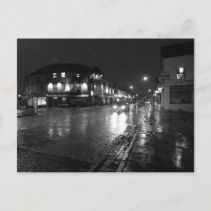 Cartão Postal Wet Evening, Salisbury Road Cardiff (2)