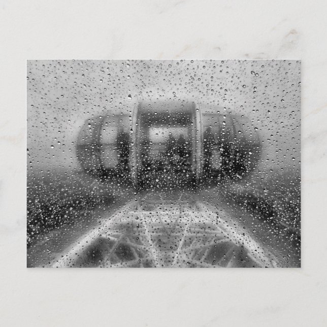 Cartão Postal Wet London Eye (Frente)
