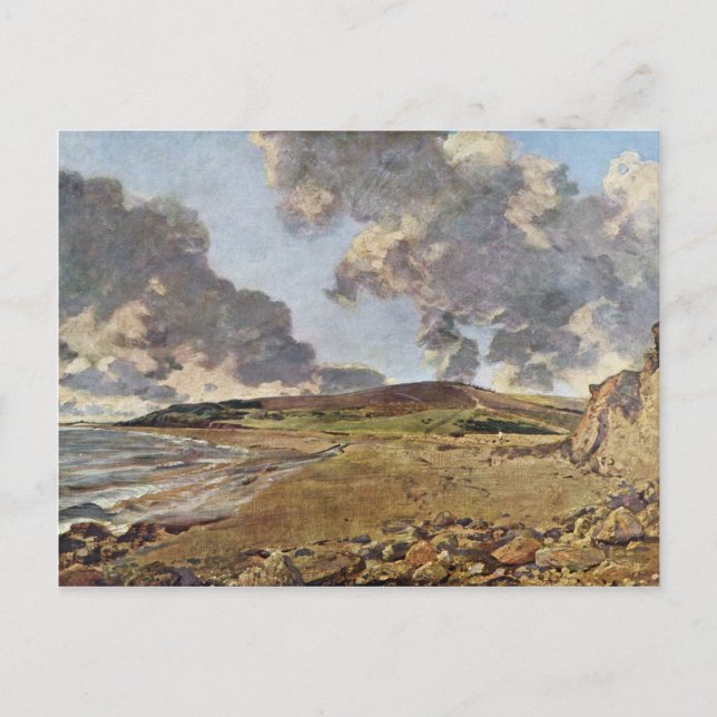 Cartão Postal Weymouth Bay By Constable John (Melhor Qualidade) (Frente)