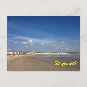 Cartão Postal Weymouth Beach