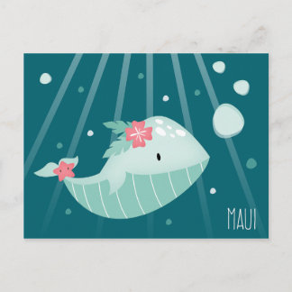 Cartão postal "Whale Maui"