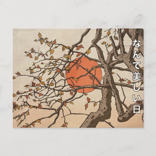 Cartão Postal What a Beautiful Day (Frente)