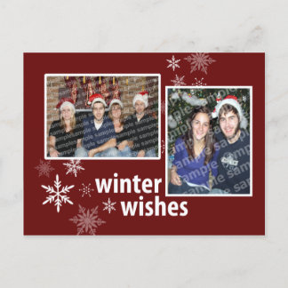 Cartão Postal Whimsic Winter Wish