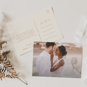 Cartão Postal Whimsical Desert Beige Horizontal Foto Muito Obrig