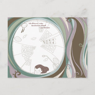 Cartão postal Whimsical Dreamscape 4