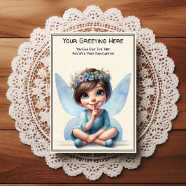 Cartão Postal Whimsical Everyday Sentiment Storybook Fairy