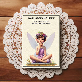 Cartão Postal Whimsical Everyday Sentiment Storybook Fairy