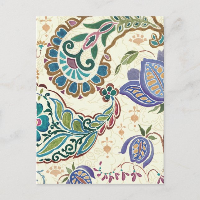 Cartão Postal Whimsical Peacock (Frente)