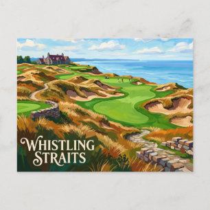 Cartão Postal Whistling Straits EUA