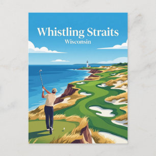 Cartão Postal Whistling Straits EUA
