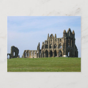 Cartão Postal Whitby Abbey Em North Yorkshire