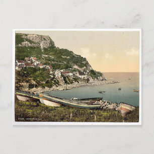 Cartão Postal Whitby, Runswick Bay, Yorkshire, Inglaterra Rara P