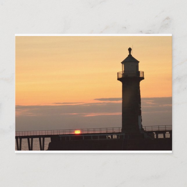 Cartão Postal Whitby Sunrise (Frente)
