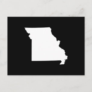Cartão Postal White e Black Missouri