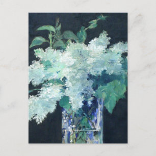 Cartão Postal White Lilac por Edouard Manet