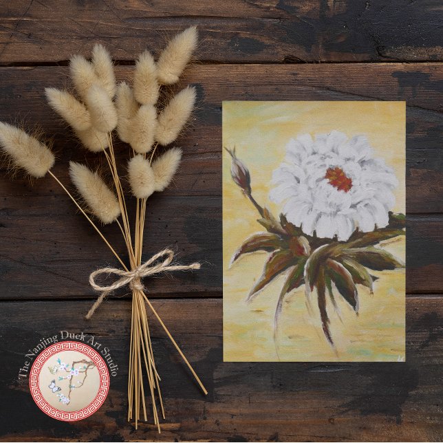 Cartão Postal White Peony (Criador carregado)
