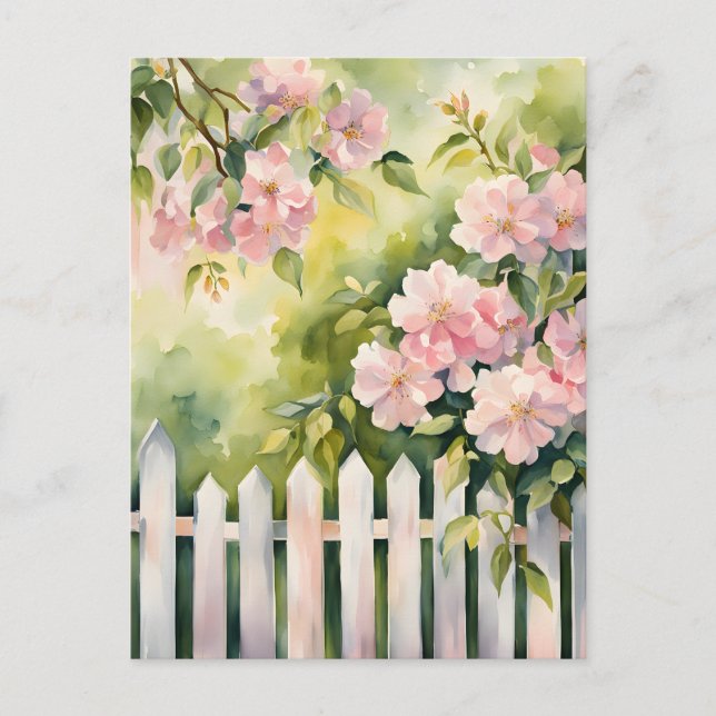 Cartão Postal White Picket Fence (Frente)