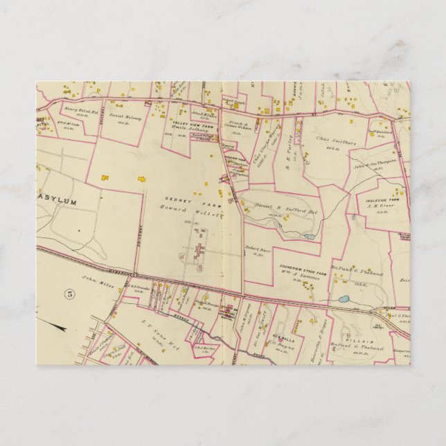 Cartão Postal White Plains, Nova Iorque (Frente)