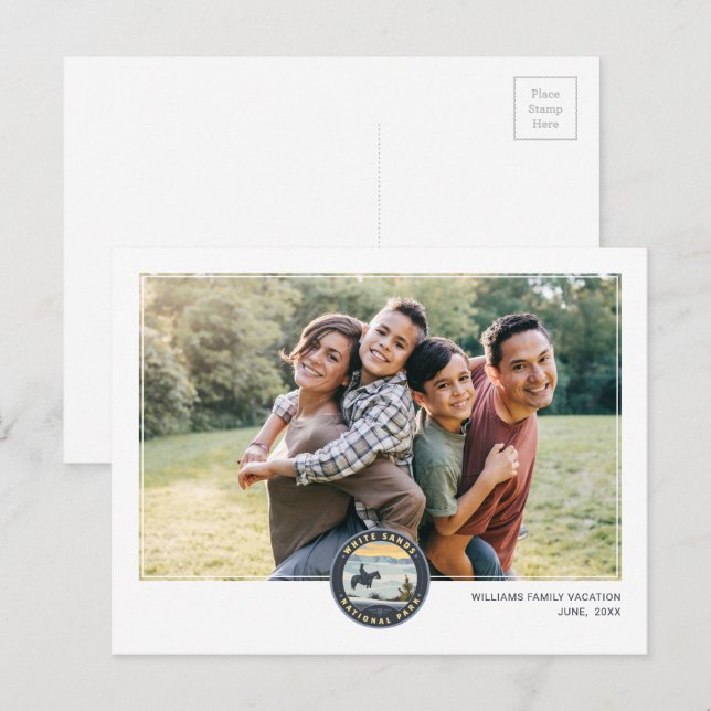 Cartão Postal White Sands National Park (Frente/Verso)