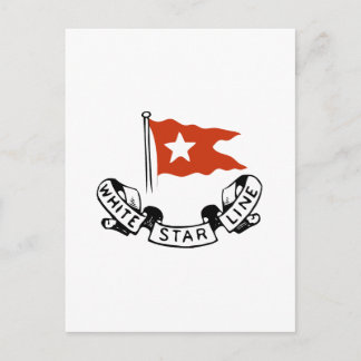 Cartão Postal White Star Line Logo