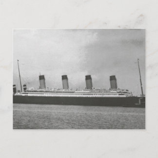 Cartão Postal White Star Line - Titanic - Navegando em sua Viage