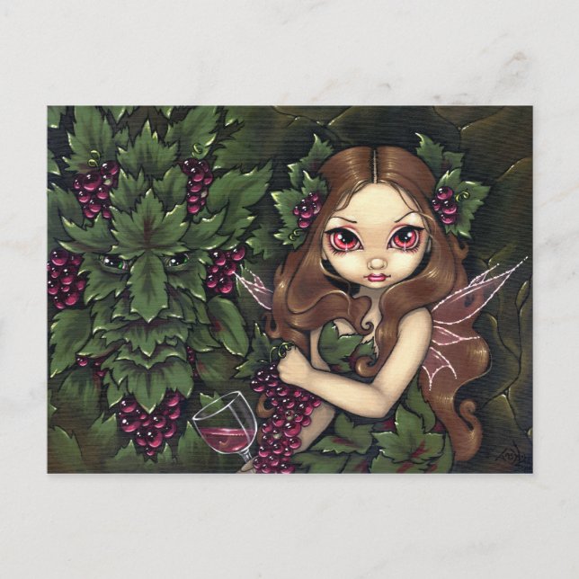 Cartão postal "White Zinfandel" (Frente)