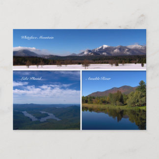 Cartão postal Whiteface Mountain-Lake Plácido