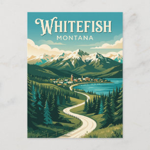 Cartão Postal Whitefish EUA