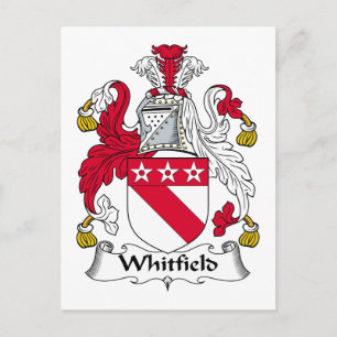 Cartão Postal Whitfield Family Crest