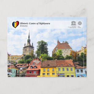 Cartão Postal WHS da UNESCO - Centro Histórico de Sighisoara